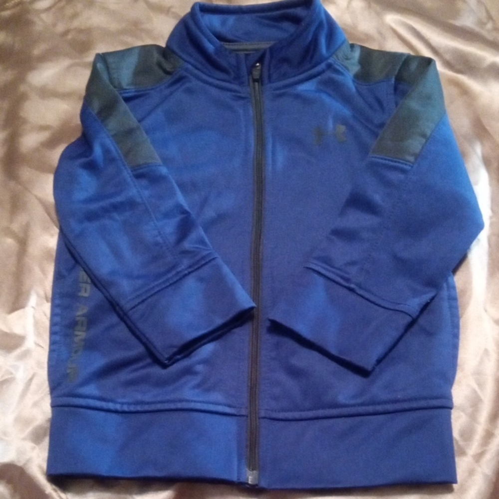 18 Months Under Armour Royal Blue Jacket with Charcoal Accents